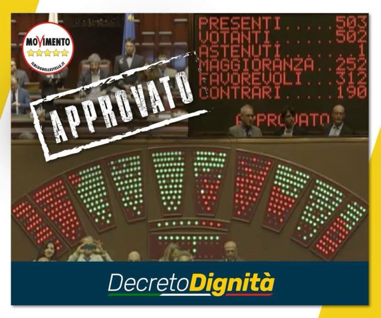 Sul decreto Dignità