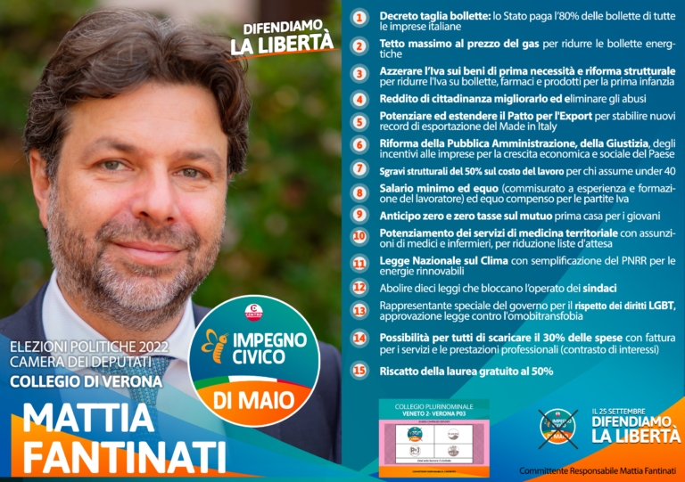 Mattia Fantinati, Impegno Civico